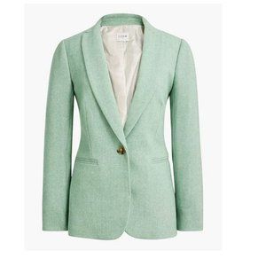 nwt j. crew herringbone wool-blend holland blazer